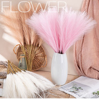 Petites herbes de la pampa bohèmes pour la décoration de mariage, de la maison et du salon, fausses herbes de la pampa moelleuses, fleurs artificielles pour remplir les vases