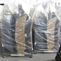 Chaise de salle à manger en métal pliable en fer Vente en gros