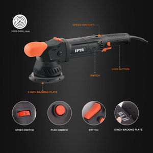 SPTA CP501-5/15 1100W High Performance 6 Speed Available <b>Car</b> Care Polishing Machine Dual Action <b>Polisher</b> for <b>Car</b> Detailing CP501 - Product Image 3