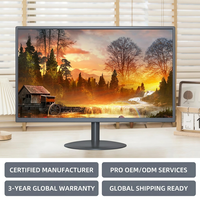 Moniteur LCD de bureau industriel ASV beige 18,5/19/20 pouces 16:9 à bords étroits avec haut-parleur intégré