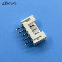 Conector de Enchufe PCB de 5 Pines, Paso de 2.0 mm, Color Beige, PH-5A, Terminal de Latón con Recubrimiento de Estaño, 2A 250V, Montaje en Placa