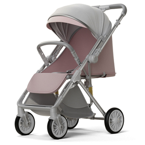 <span class=keywords><strong>Poussette</strong></span> bébé compacte et légère, <span class=keywords><strong>pliage</strong></span> à une main, poussée bidirectionnelle, avec poignée réversible pour les voyages en plein air, directement de l'usine - Product Image 4
