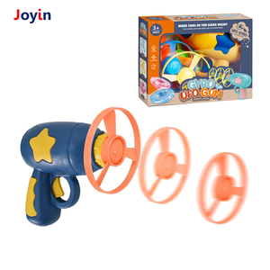 Juguete de Hélices Voladoras Coloridas, Disco Volador para Gatos, Juguete Interactivo para Animales con Lanzador, Discos de Colores Aleatorios y Trompo - Product Image 2