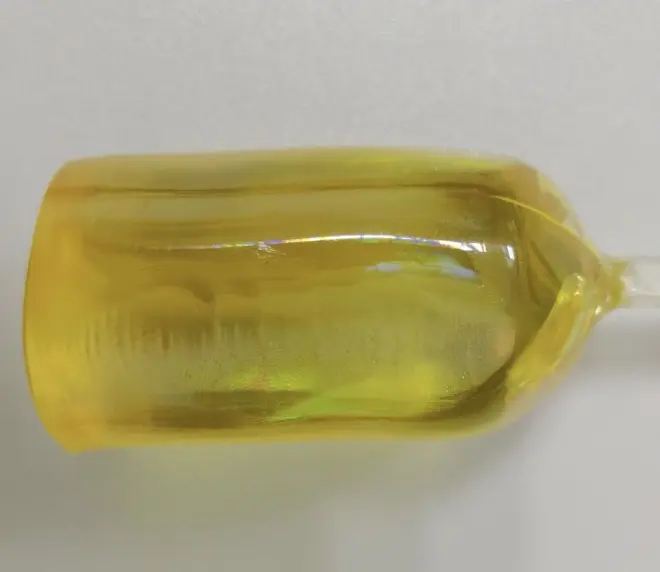 Gemas brillantes fluorescentes cultivadas en laboratorio YAG granate cristal Luag/gagg amarillo materia prima Shanghai hecho a medida calor personalizado CAL