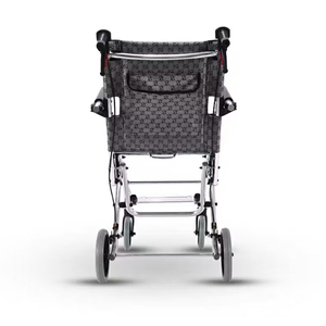 Silla de ruedas manual pequeña y ligera de aluminio plegable - Product Image 1