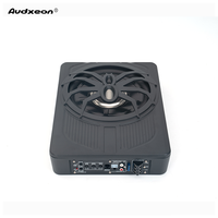 Subwoofer actif pour voiture de 10 pouces, 500 W max, 200 W RMS, classe AB, ultra fin, installation facile, OEM ODM