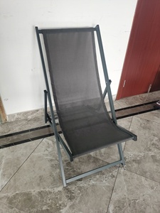 Juego de <span class=keywords><strong>2</strong></span> sillas de playa portátiles, tumbona plegable con marco de aluminio y respaldo ajustable - Product Image 5