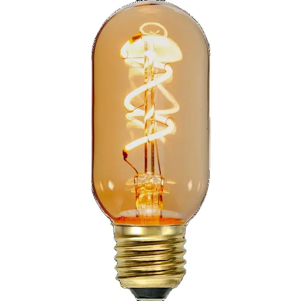 Vintage Spiral Edison T45 Dimmable Equivalent 2200K Decoration Tubular LED Filament Bulbs
