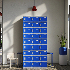 Casier de rangement intelligent de style moderne avec serrure à combinaison, en plastique ABS durable et étanche, mini-armoire de rangement colorée - Product Image 2
