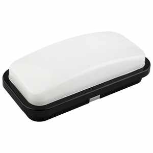 applique led ip65 15w, 116x236mm, couleur noir, idéale pour l'éclairage extérieur et les environnements humides. - Product Image 1