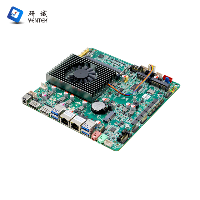 Intel I5 8265U Motherboard with Processor 2 DDR4 M.2 HD DP LVDS EDP MiniPCIe WiFi 4G 2 LAN 6 RS232 485 COM Mini ITX Motherboard