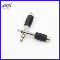 Connecteur Audio 6.35mm mâle à 3.5mm femelle amplificateur casque adaptateur Audio prise 3.5mm vers fiche banane