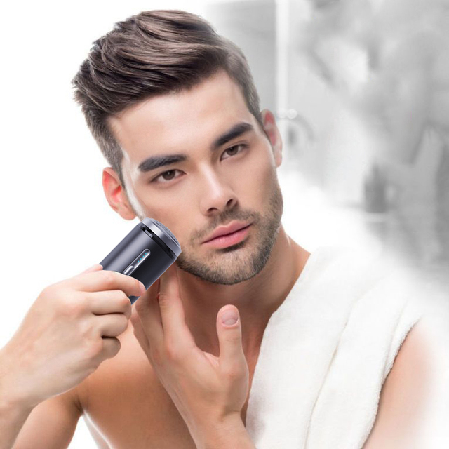 New Design Pocket Size Electric Shaver Single Blade Electric Shaver Usb Charging Portable Razor Wet & Dry Smart Beard Trimmer