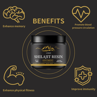30g/50g Résine de Shilajit de l'Himalaya naturelle Supplément de Shilajit 85 + Minéraux traces et Acide Fulvique Énergie Naturelle 30 Grammes Shilajit