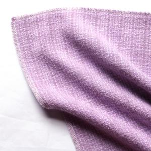 Offre Spéciale vente en gros élégant Textile doux Tweed lavande tricot Plaid laine laine Polyester tissu <span class=keywords><strong>pour</strong></span> dame robe costume vêtement - Product Image 2