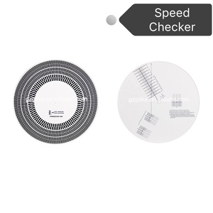 Stroboscope pour disques vinyles LP, vérificateur de vitesse, tachymètre pour platine, testeur de vitesse par stroboscope, tapis stroboscopique en acrylique pour platine - Product Image 5