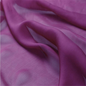 Nuovo arrivo tinta unita in tinta unita tessuto <span class=keywords><strong>Chiffon</strong></span> organico 6mm 140cm per donna tessuto per la casa biancheria da notte biancheria da letto - Product Image 6