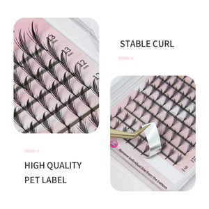 GLAMLASH Extensions de cils légers en PBT naturel Anime Comic Spire Premade Manga Fans japonais Faux cils - Product Image 6