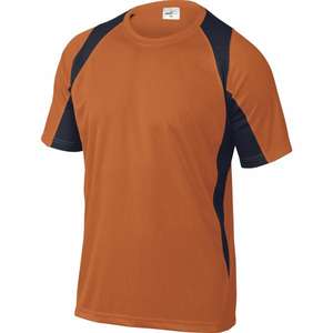 DELTA PLUS - BALIOMGT-M T-<b>shirt</b> orange-<b>navy</b> <b>blue</b> 100% polyester - EAN MW131761 WORK T-<b>SHIRTS</b> AND <b>POLO</b> <b>SHIRTS</b> - Product Image 1