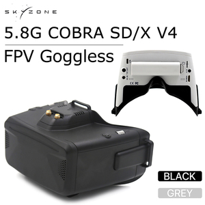 Gafas FPV SKYZONE Cobra X V4 5.8G 48CH HD 1280x720 con Receptor SteadyView, DVR y Head Tracker para Coche - Product Image 2