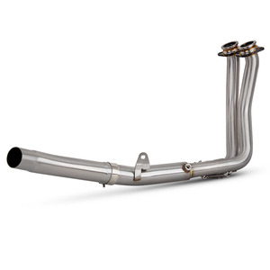 Modification d'échappement de moto, tuyau de liaison avant en acier inoxydable compatible avec le silencieux d'origine pour <span class=keywords><strong>Honda</strong></span> XL750 <span class=keywords><strong>Transalp</strong></span> <span class=keywords><strong>750</strong></span> CB750 Hornet - Product Image 1