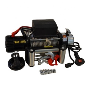 Cabrestante eléctrico resistente de 12000lb 220V con cuerda de alambre de acero para uso automático - Product Image 1