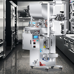 Machine de remplissage automatique de pâte de piment et de pâte de tomate en sachets à scellage 3 côtés, facile à utiliser, composants PLC, vente en gros - Product Image 1