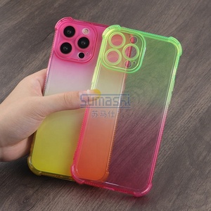 Funda para teléfono móvil Funda para teléfono Color degradado Funda para teléfono a prueba de caídas para <span class=keywords><strong>iPhone</strong></span> 16 15 11 13 14 15 - Product Image 1