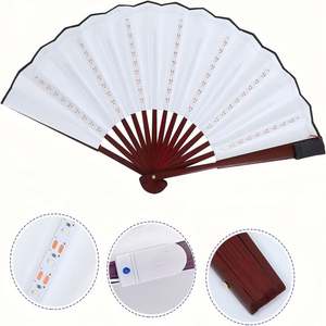 Ventilador Plegable LED Portátil a Pilas con Luz, Accesorios Luminosos para Espectáculos Nocturnos, Discotecas, Arte Popular, Manualidades, Publicidad DIY - Product Image 5