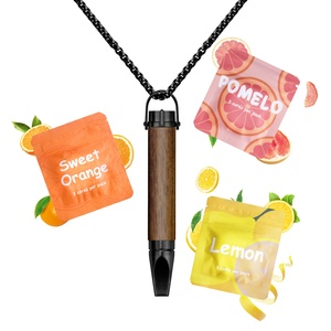 カスタムフレーバー木製無煙マウス用ニコチンフリー精油吸入器、呼吸しやすい禁煙スティックコア - Product Image 3