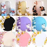 Couverture d'arc incurvée élastique en forme de U fin accessoires de décoration de fête de mariage couverture de fond de haute qualité