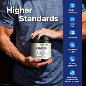 Créatine en poudre formulée scientifiquement, idéale pour les culturistes, pour la mise en forme de la masse musculaire, compatible avec les végétaliens - Product Image 3