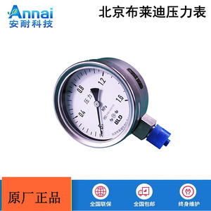 Brady Pressure <b>Gauge</b> YTH-100 Stainless Steel 100mm 0-60mpa Shock Resistant - Product Image 3