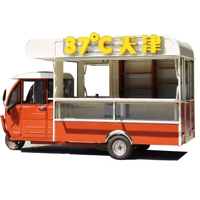 Трехколесный мотоциклетный автомобиль-Ресторан многофункциональный закусочный автомобиль ночной рынок мобильный коммерческий ларек грузовик еда грузовик