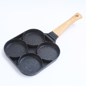 2024 productos de cocina más vendidos, 4 tazas <span class=keywords><strong>para</strong></span> huevos de fácil limpieza de sartén antiadherente, sartén <span class=keywords><strong>para</strong></span> <span class=keywords><strong>tortillas</strong></span> con cepillo de espátula de silicona - Product Image 6
