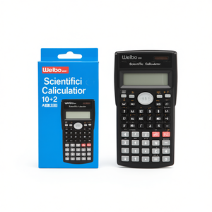 Weibo Scientific Calculator 10+2 Digits Dual Power Supply for School and Office Use - Product Image 1