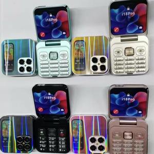 Teléfono Celular Plegable I18 Pro, Red 2G GSM, Doble SIM, Grabación Automática <span class=keywords><strong>de</strong></span> Llamadas, Marcación Rápida, Radio FM, Carga Tipo C - Product Image 3