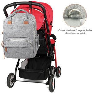 Sac à dos de sport décontracté personnalisable avec matelas à langer intégré, sac à langer pour les voyages de maman et le confort de bébé - Product Image 2