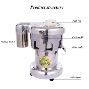 เครื่องคั้นน้ำผลไม้แบบกดเย็นเชิงพาณิชย์ และเครื่องล้างปอกเปลือกผลไม้ มอเตอร์สแตนเลส ประสิทธิภาพสูง เครื่องคั้นน้ำผลไม้สด - Product Image 1