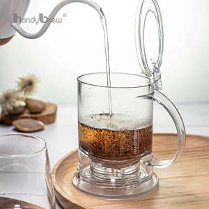 Cafetera Profesional de 420 ml con Mecanismo Antigoteo Transparente para Té Especializado, Cafetera Inteligente con Fondo Mágico Antigoteo, Gotero Inteligente - Product Image 4