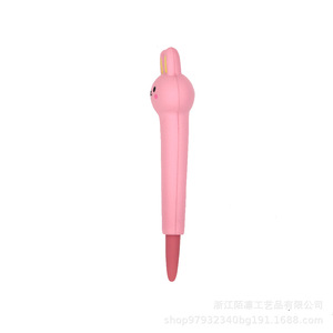 Pu Rabbit Pen Cover Fidget Toy Soft Slow <b>Rebound</b> For Kids Learning Gift - Product Image 2