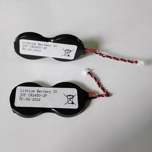 Piles au lithium Cr2450 bouton 3V <span class=keywords><strong>CR</strong></span> <span class=keywords><strong>2450</strong></span> 2P avec connecteurs à onglets à souder - Product Image 4