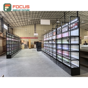 Industrial Retail Outlet Led Lighting Display Table Project Management Cosmetic Display Cabinet - Product Image 4