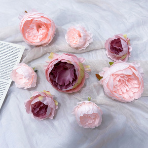 <b>Artificial</b> <b>Peony</b> Flower Heads Silk High Simulation Wedding Decor Romantic Dreamy 9cm Reusable Home Dcor - Product Image 3