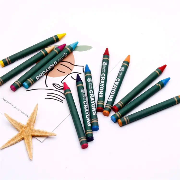 Fornitore all'ingrosso di matite di pastelli In cina fornito pastelli personalizzati lavabili per bambini