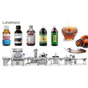 Pneumatic Automatic For Small Volume 2 Oz Hcl Acid Liquid Filling Machinery Machine