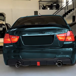 Aileron arrière Amp-Z pour BMW Série 3 E90 E91 M Sport 2005-12 Noir mat style fibre de carbone - Product Image 3