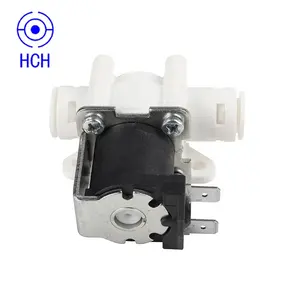 Waste water flush combined valve 1/2'' 12 volt dc low power electric inlet valve micro solenoid water valve