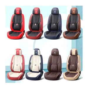 Universal Car Seat Cushion Headrest Covers Front Seat Back Cushion Car interiors Seat Cover