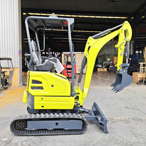 Gratis verzending Diesel kleine graafmachine 1,8 ton volledig hydraulische micro-graafmachine bouwplaats krappe ruimtes compacte graafmachine onderdelen - Product Image 3